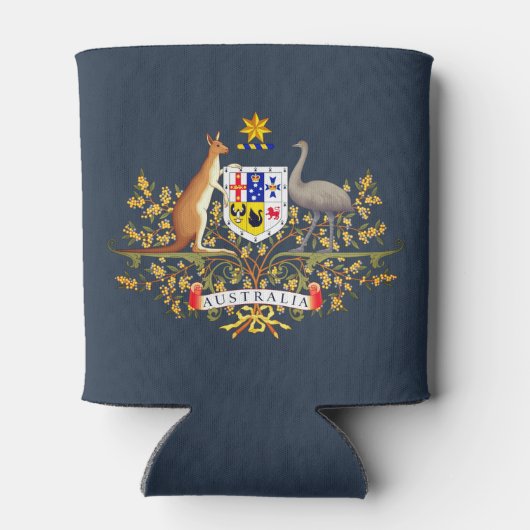 Australischer Wappen Dosenkühler (Rückseite)