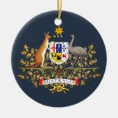 Australischer Wappen Keramik Ornament (Vorne)