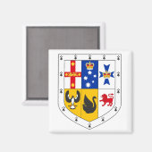 Australischer Wappen Magnet (Vorderseite/Rückseite)