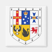 Australischer Wappen Magnet (Vorne)