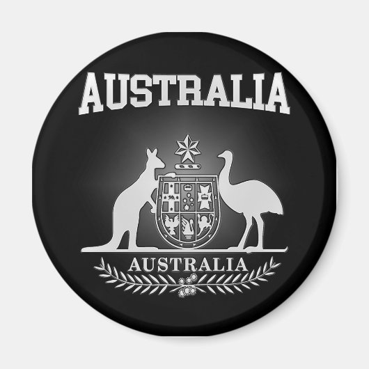 Australischer Wappen Magnet (Vorne)
