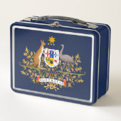 Australischer Wappen Metall Brotdose (Vorderseite)