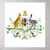 Australischer Wappen Poster (Vorne)