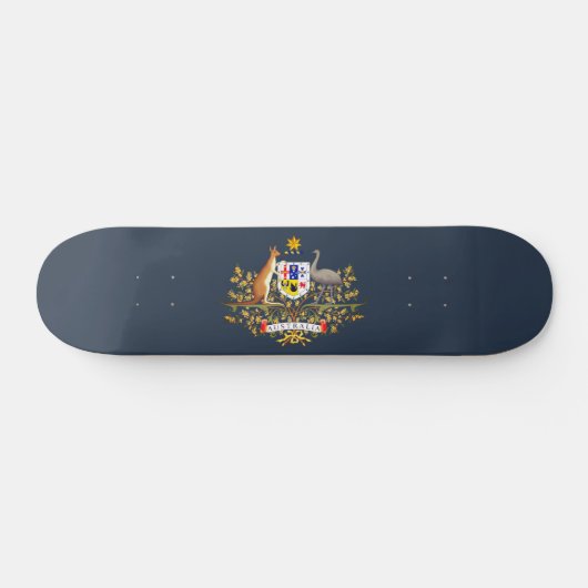 Australischer Wappen Skateboard (Horizontal)
