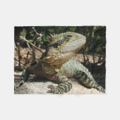 Australischer Wasser-Drache Fleecedecke (Vorderseite (Horizontal))