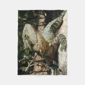 Australischer Wasser-Drache Fleecedecke (Vorderseite)