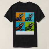 Australischer Wasserdrache Art Cool Lizard T-Shirt (Design vorne)