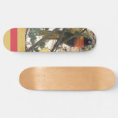 Australischer Wattle Rainbow Lorikeet Cockatoo Bir Skateboard (Horizontal)