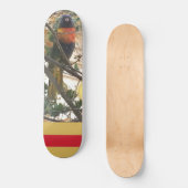 Australischer Wattle Rainbow Lorikeet Cockatoo Bir Skateboard (Vorderseite)