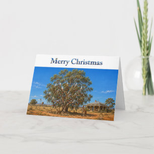 Australischer Weihnachts-Gumtree-Schmuck Cockatoos Karte
