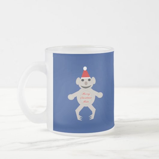 Australischer Weihnachts-Koala-Bär Mattglastasse (Links)