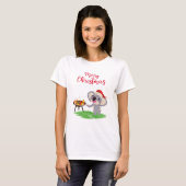 Australischer Weihnachts-Niedlich Koala genießt ei T-Shirt (Vorne ganz)