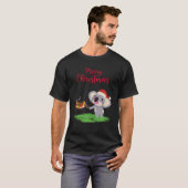 Australischer Weihnachts-Niedlich Koala genießt ei T-Shirt (Vorne ganz)