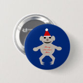Australischer Weihnachtsbärenknopf Button (Vorne & Hinten)