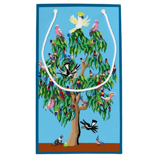 Australischer Weihnachtsbaum Kleine Geschenktüte (Rückseite)