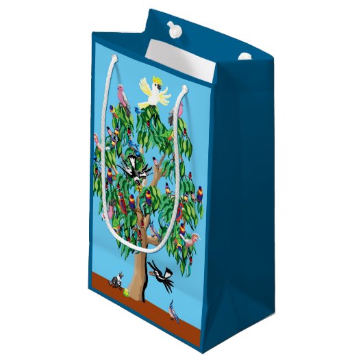 Australischer Weihnachtsbaum Kleine Geschenktüte (Vorderseite Schrägansicht)