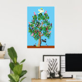 Australischer Weihnachtsbaum Poster (Heimbüro)