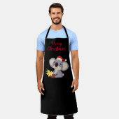 Australischer Weihnachtscocktail Niedlich Koala Dr Schürze (Getragen)