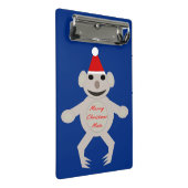 Australischer Weihnachtskoala Bear Mini Clipboard Klemmbrett (Schrägansicht)