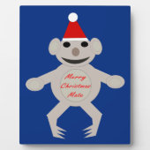 Australischer Weihnachtskoala Bear Plaque Fotoplatte (Vorderseite)