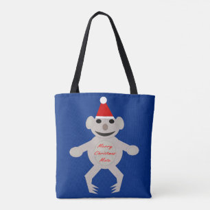 Australischer Weihnachtskoala Bear Tote Tag Tasche