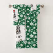 Australischer Weihnachtsschäfer (blauer Merle tan/ Badhandtuch Set (Insitu)