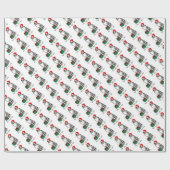 Australischer Weihnachtsschäfer (blauer Merle tan/ Geschenkpapier (Flach)