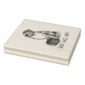 Australischer Weihnachtsschäfer (blauer Merle tan/ Gummistempel (Stempel)