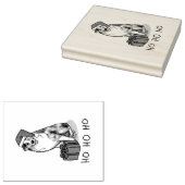 Australischer Weihnachtsschäfer (blauer Merle tan/ Gummistempel (Stempel)