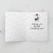 Australischer Weihnachtsschäfer (blauer Merle tan/ Karte (Innenseite)