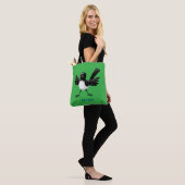 Australischer Willie Wagtail Cartoon personalisier Tasche (Am Model)