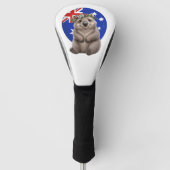 Australischer Wombat Golf Headcover (Vorderseite)