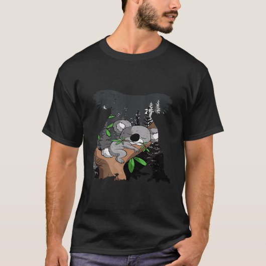 Australischer Zoo Keeper Koala Bear T-Shirt (Vorderseite)