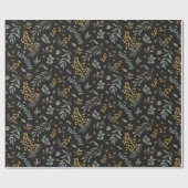 Australischer Zweigeukalyptus des gelben Aquarells Geschenkpapier (Flach)