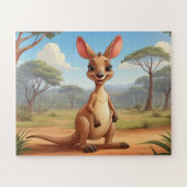 Australisches Abenteuer mit Little Kangaroo Puzzle (Horizontal)