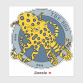 Australisches Blaues Ringed Octopus-Zeichen Aufkleber (Blatt)