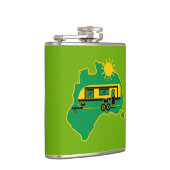 Australisches Caravan-Camping Flachmann (Rechts)