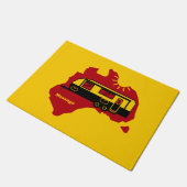 Australisches Caravan-Camping Fußmatte (Schrägansicht)