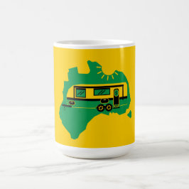 Australisches Caravan-Camping Kaffeetasse