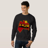 Australisches Caravan-Camping Sweatshirt (Vorne ganz)