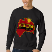 Australisches Caravan-Camping Sweatshirt (Vorderseite)