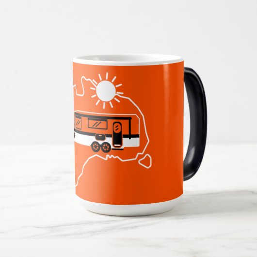 Australisches Caravan-Camping Verwandlungstasse (VorderseiteRechts)