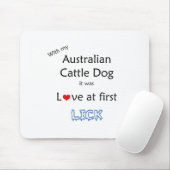 Australisches Cattle Dog Lick Design Mousepad (Mit Mouse)