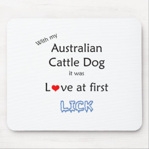 Australisches Cattle Dog Lick Design Mousepad