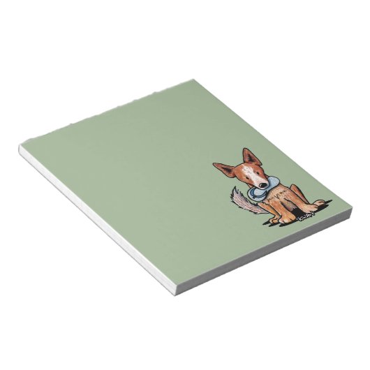Australisches Cattledog Notepad Notizblock (angewinkelt)