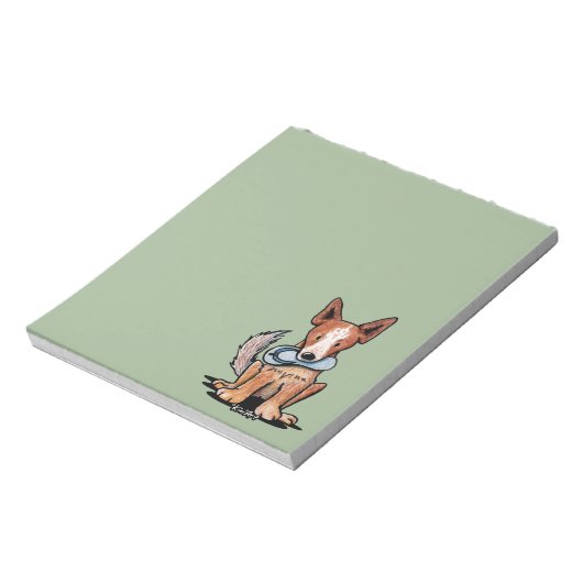 Australisches Cattledog Notepad Notizblock (Rotiert)