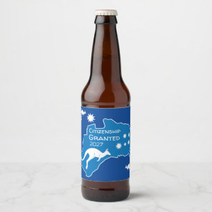Australisches Citizenship Party - Geschenke Bierflaschenetikett