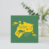 Australisches Citizenship Party - Geschenke Karte (Stehend Vorderseite)