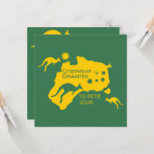 Australisches Citizenship Party - Geschenke Karte (Vorderseite/Rückseite Beispiel)