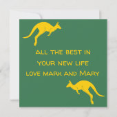 Australisches Citizenship Party - Geschenke Karte (Rückseite)